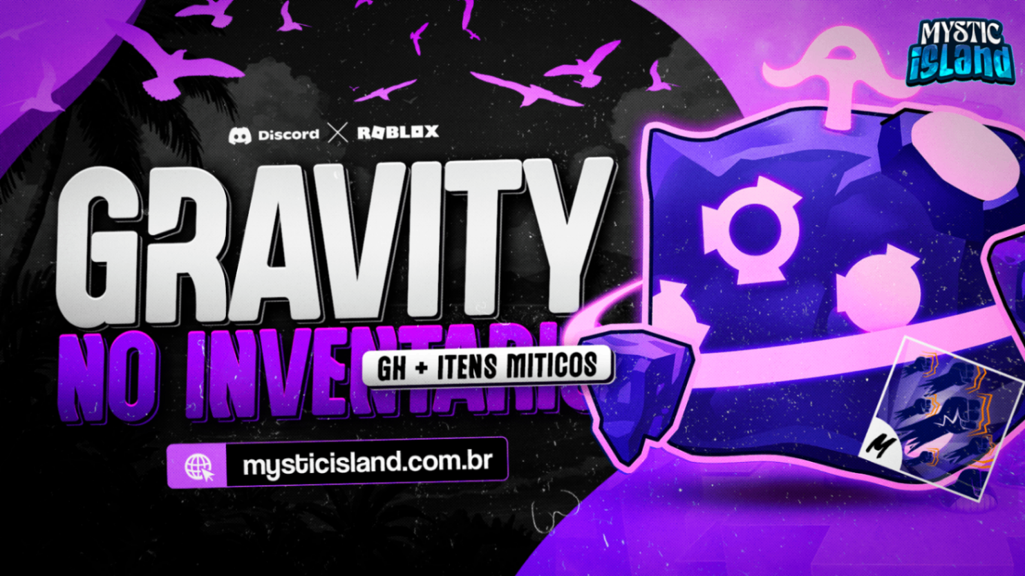☄️ GRAVITY NO INVENTÁRIO + GODHUMAN + ITENS MÍTICOS!