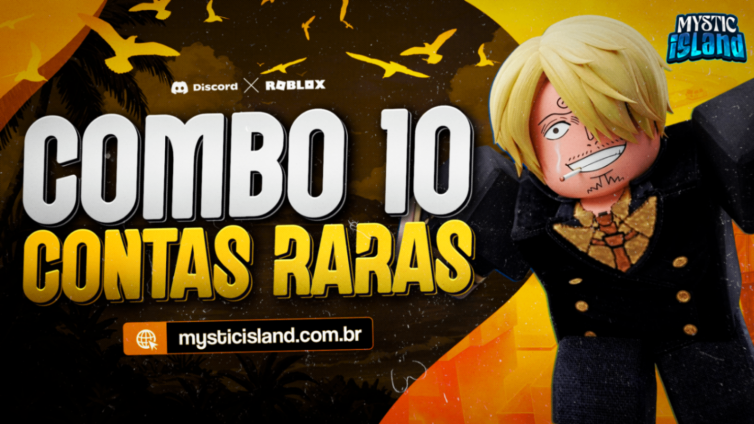 🎉 COMBO 10 CONTAS RARAS