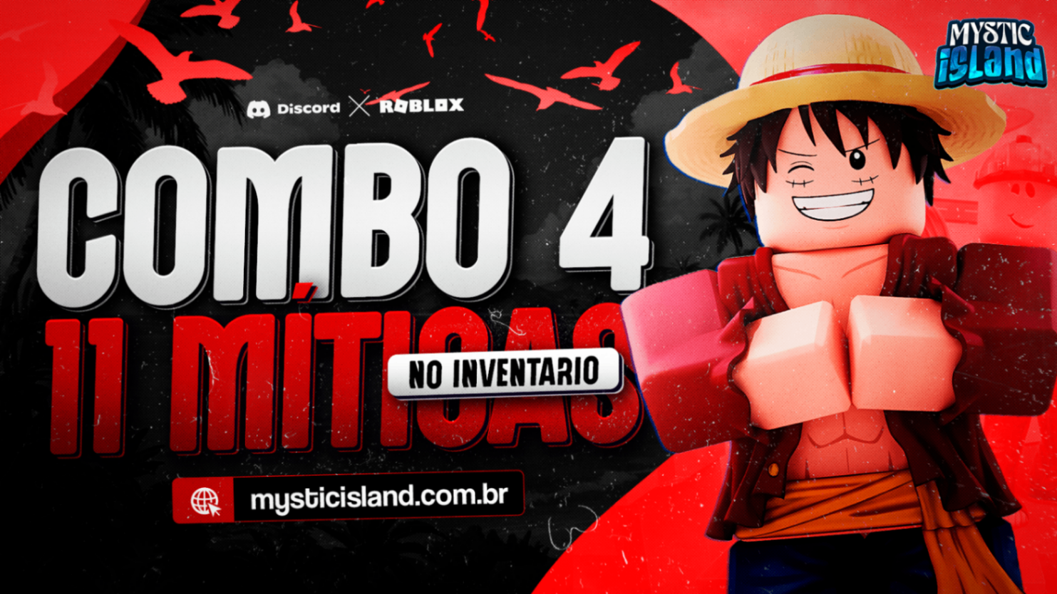 ⭐ COMBO 4 - 11 MÍTICAS NO INVENTÁRIO + ITENS MÍTICOS!