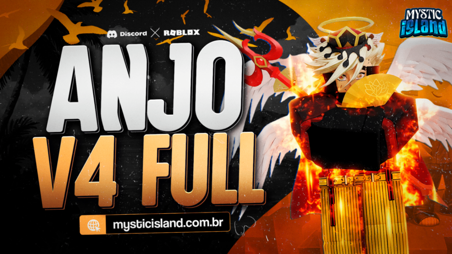⭐ ANJO V4 FULL + GODHUMAN + ITENS MÍTICOS!