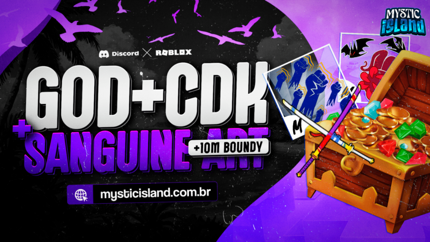 🩸 GOD + CDK + SANGUINE ART (MELEE) NEW + 10M BOUNTY