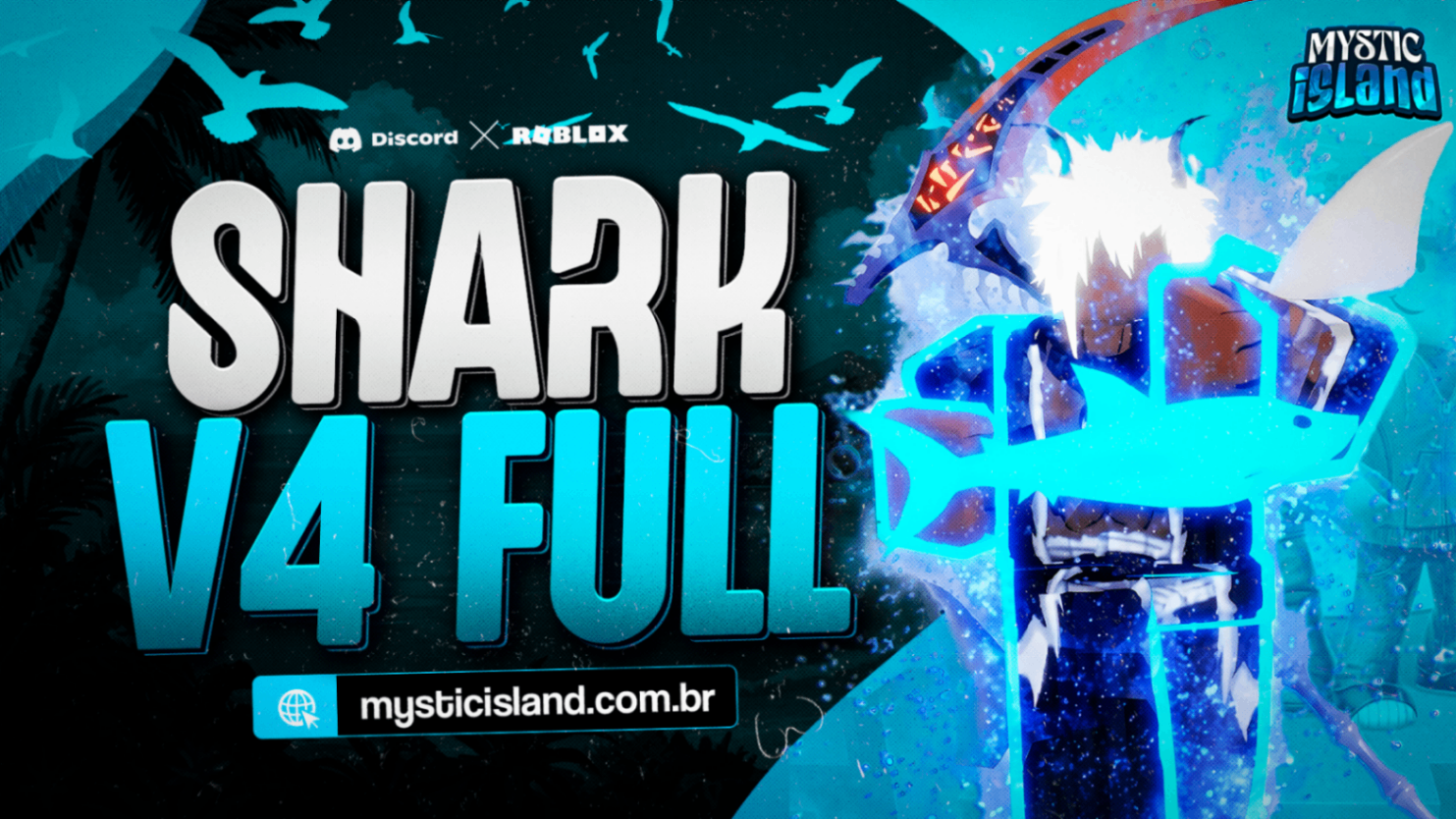 ⭐ SHARK V4 FULL + CDK + GODHUMAN + ITENS MÍTICOS!