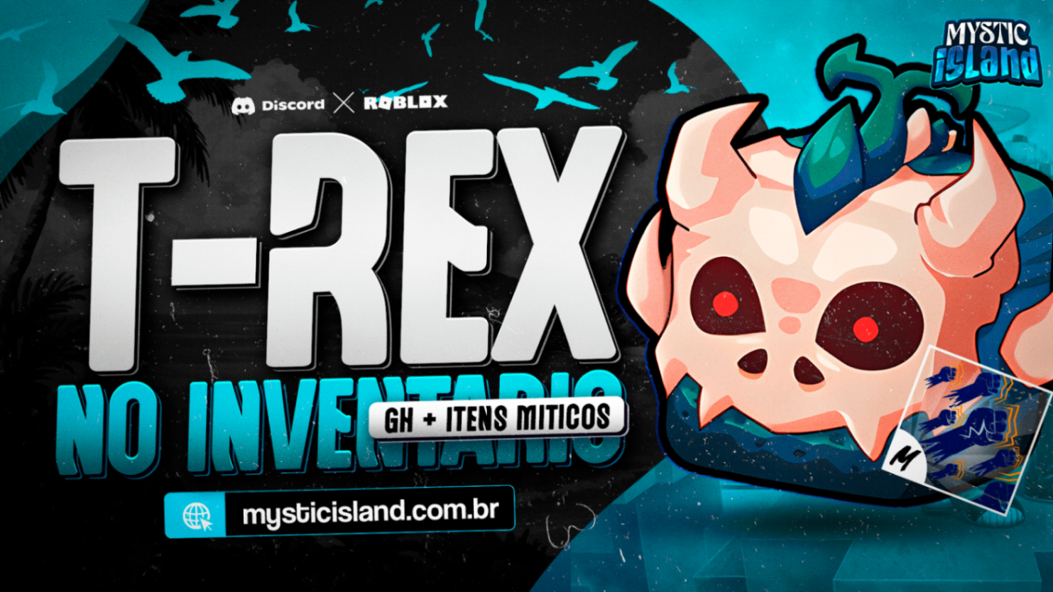 🦖 T-REX NO INVENTÁRIO + GODHUMAN + ITENS MÍTICOS!