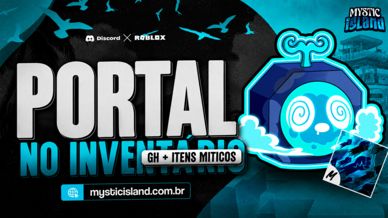 🌌 PORTAL NO INVENTÁRIO + GODHUMAN + ITENS MÍTICOS!