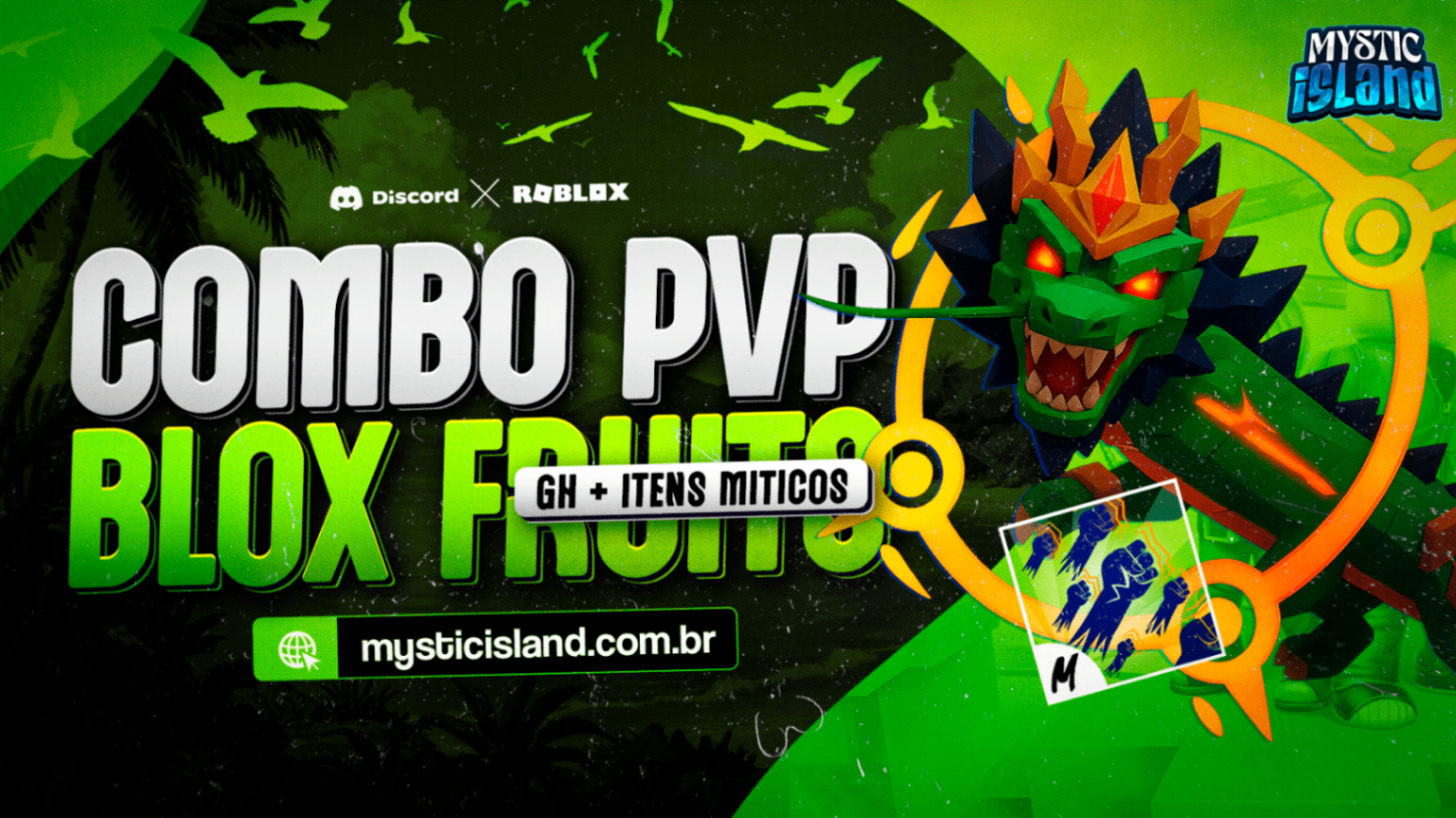 🌀 COMBO PVP + GODHUMAN + ITENS MÍTICOS!